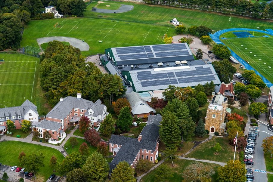 MILTON ACADEMY 192.27-KWP ROOF-MOUNTED SOLAR ARRAY